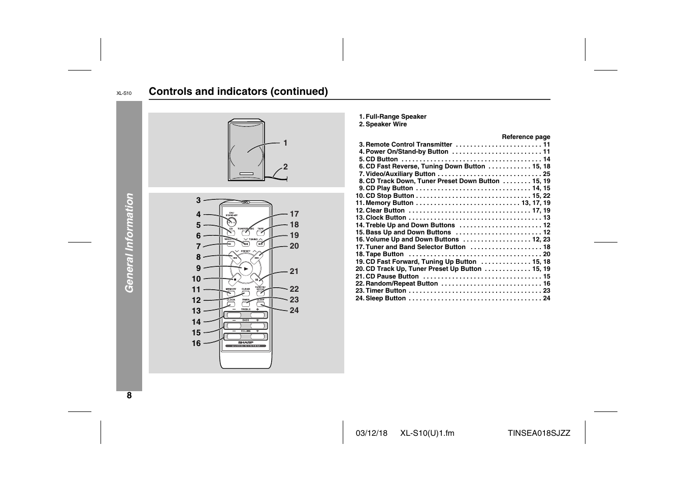 Sharp XL-S10 User Manual | Page 8 / 31