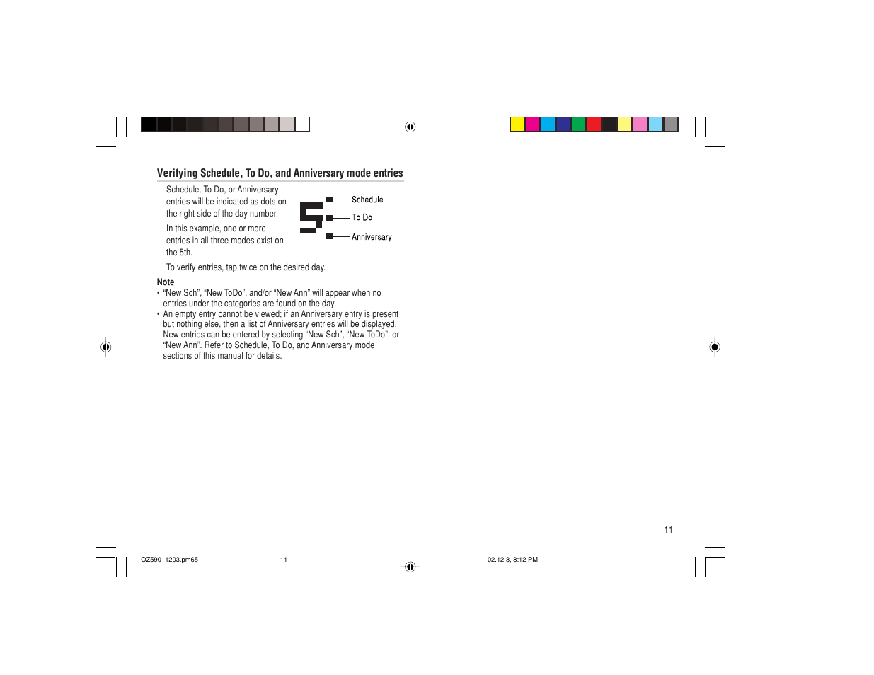 Sharp OZ-590 User Manual | Page 13 / 60