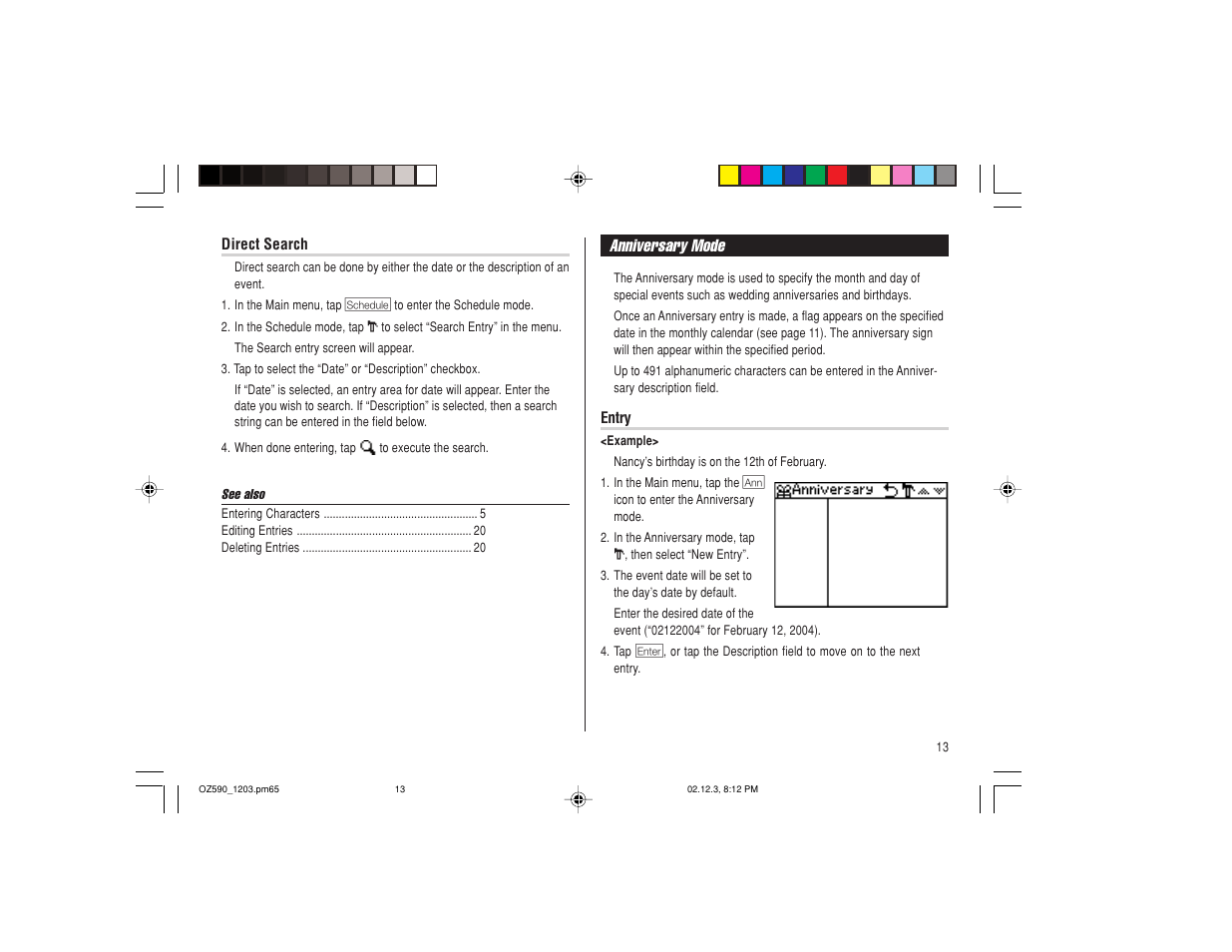 Sharp OZ-590 User Manual | Page 15 / 60