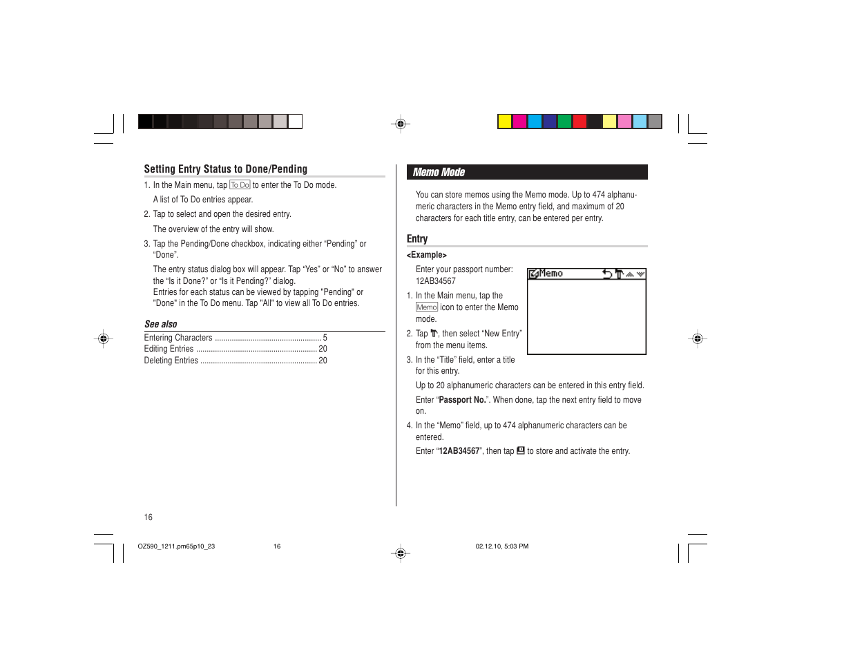 Sharp OZ-590 User Manual | Page 18 / 60