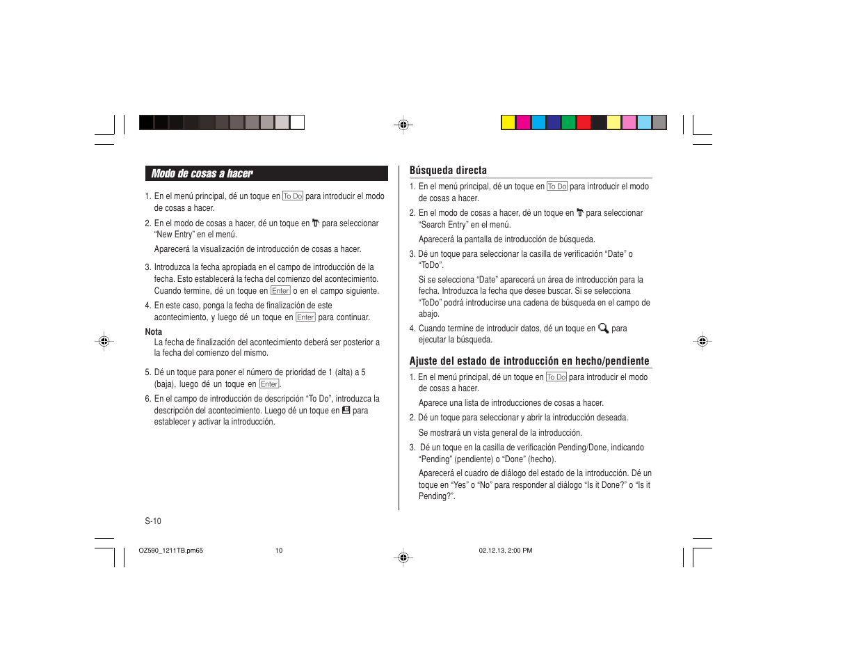 Sharp OZ-590 User Manual | Page 46 / 60