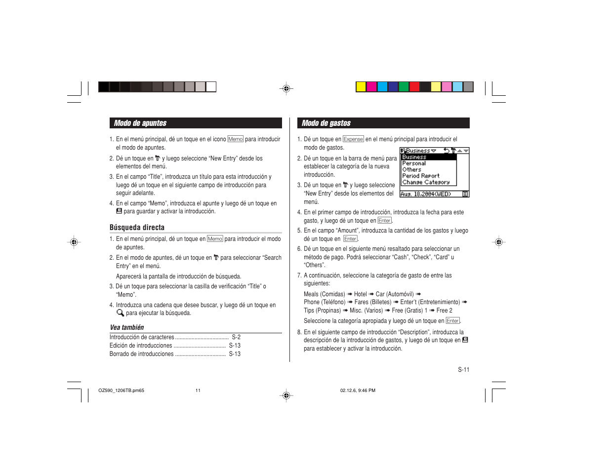 Sharp OZ-590 User Manual | Page 47 / 60