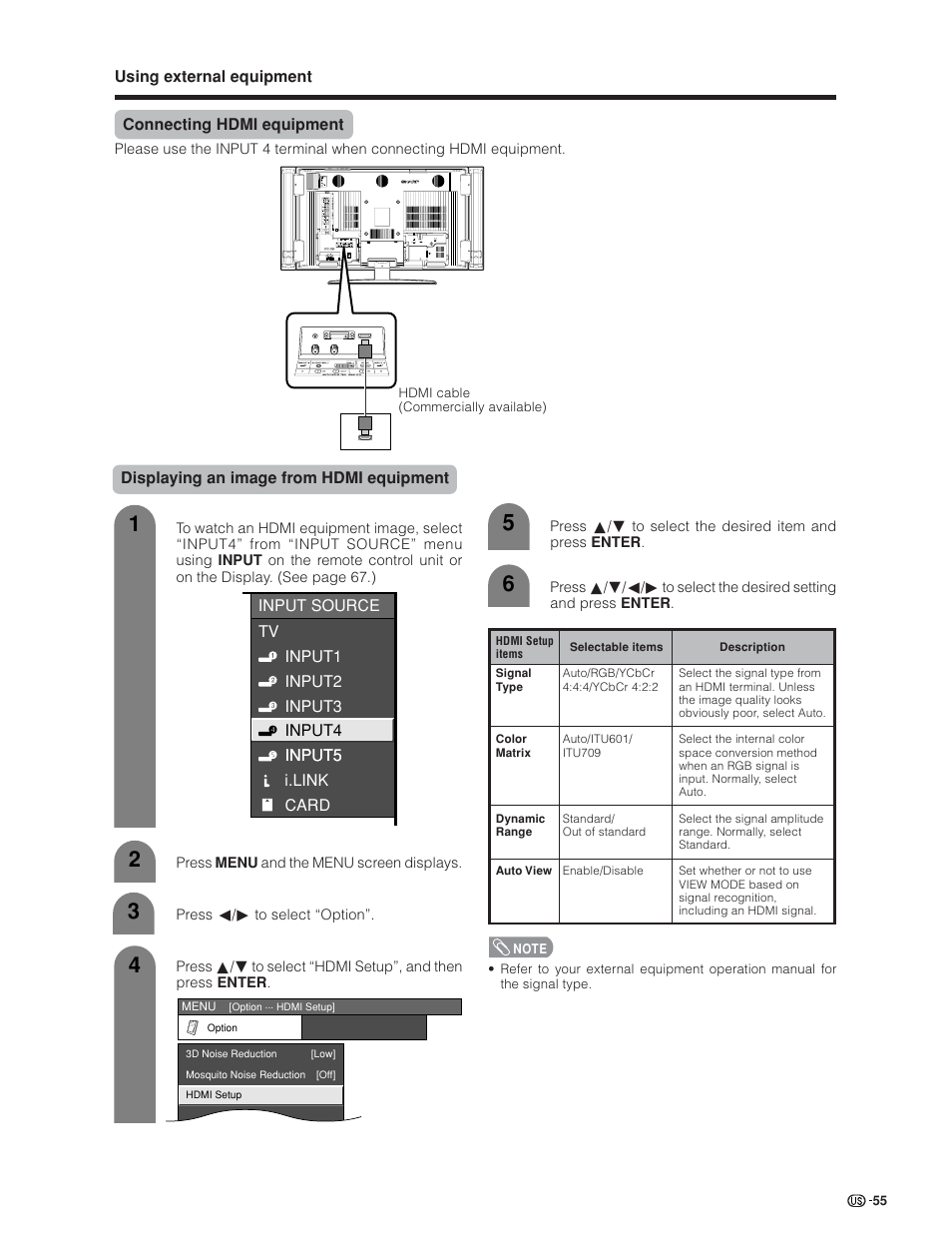 Sharp Aquos LC 45GD4U User Manual | Page 56 / 103