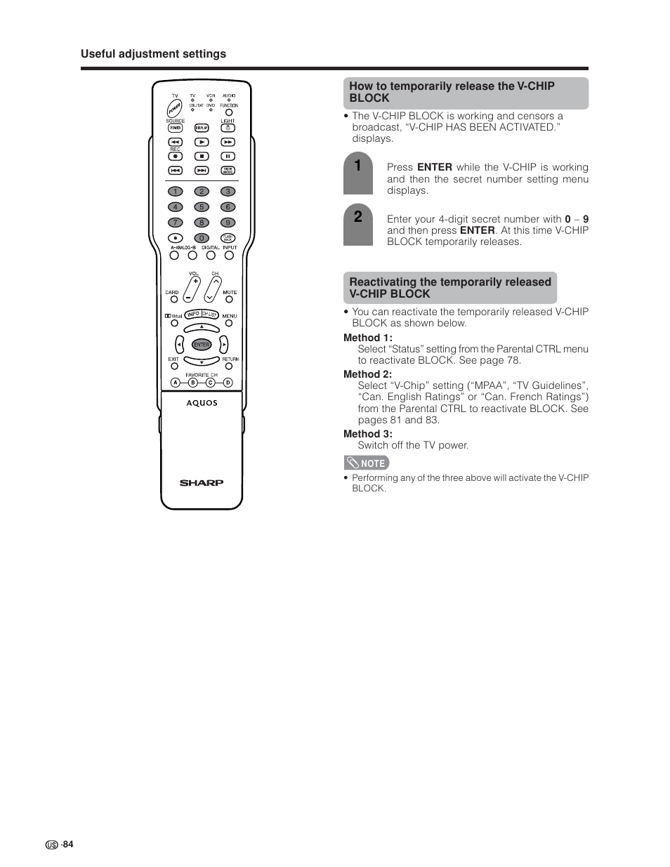 Sharp Aquos LC 45GD4U User Manual | Page 85 / 103