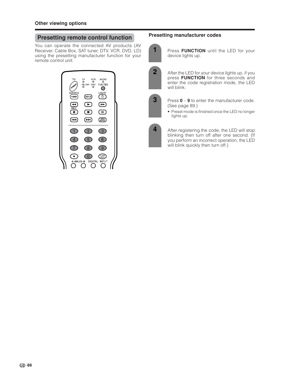 Sharp Aquos LC 45GD4U User Manual | Page 89 / 103