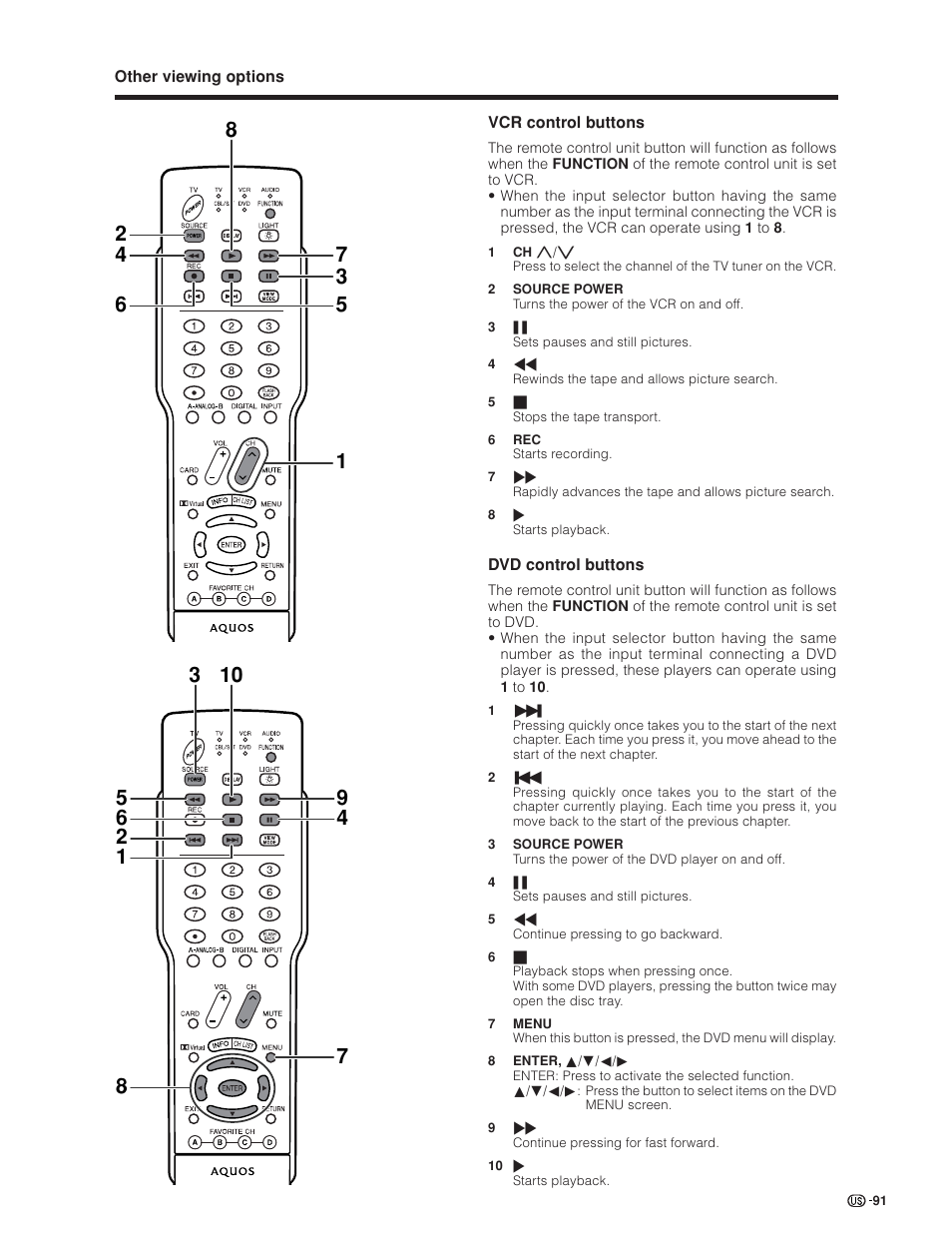 Sharp Aquos LC 45GD4U User Manual | Page 92 / 103