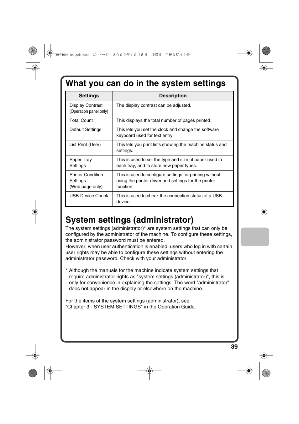 Sharp TINSE4633FCZZ User Manual | Page 41 / 52