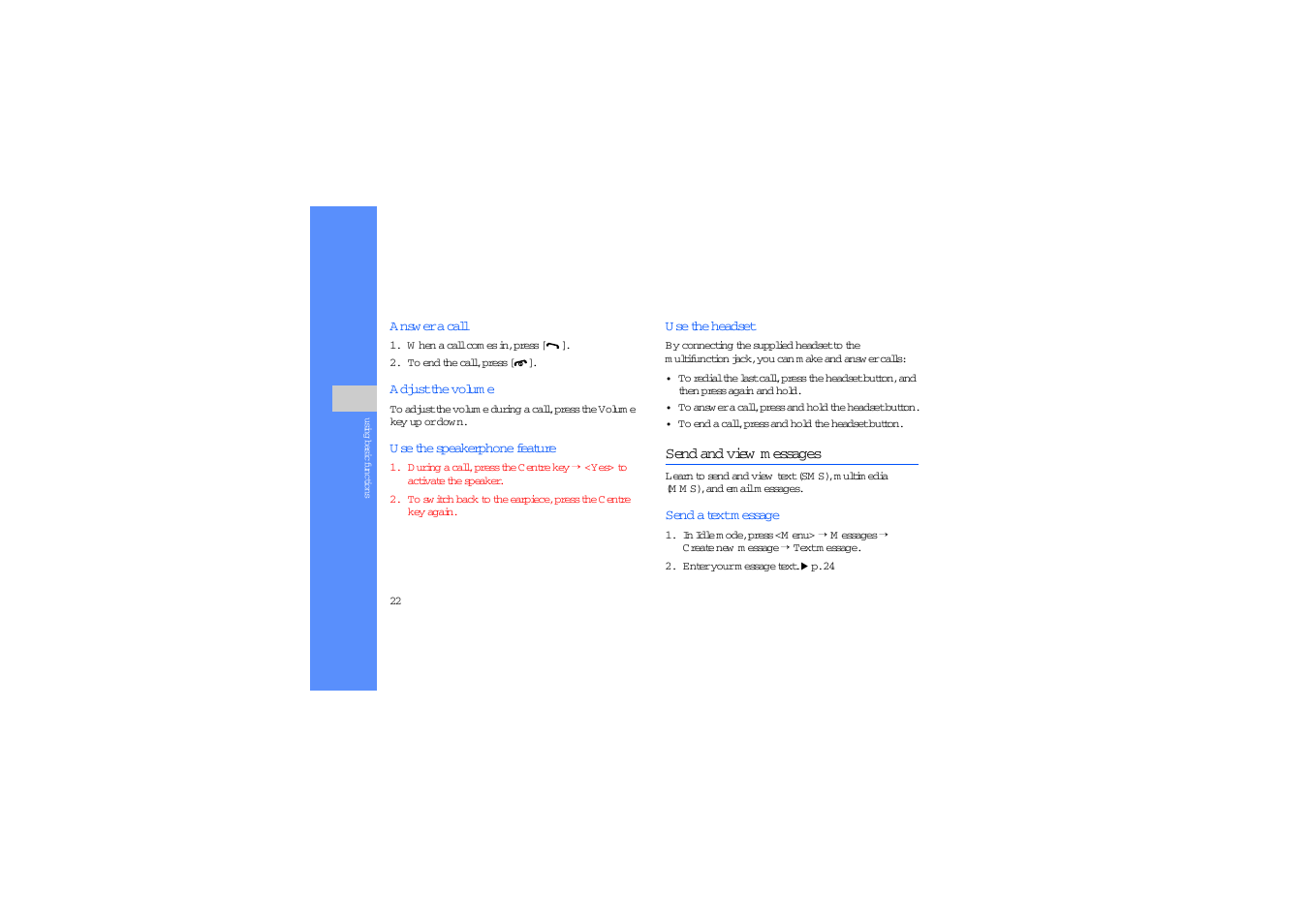 Send and view messages, Send and view m essages | Sharp SGH-J700V User Manual | Page 27 / 60