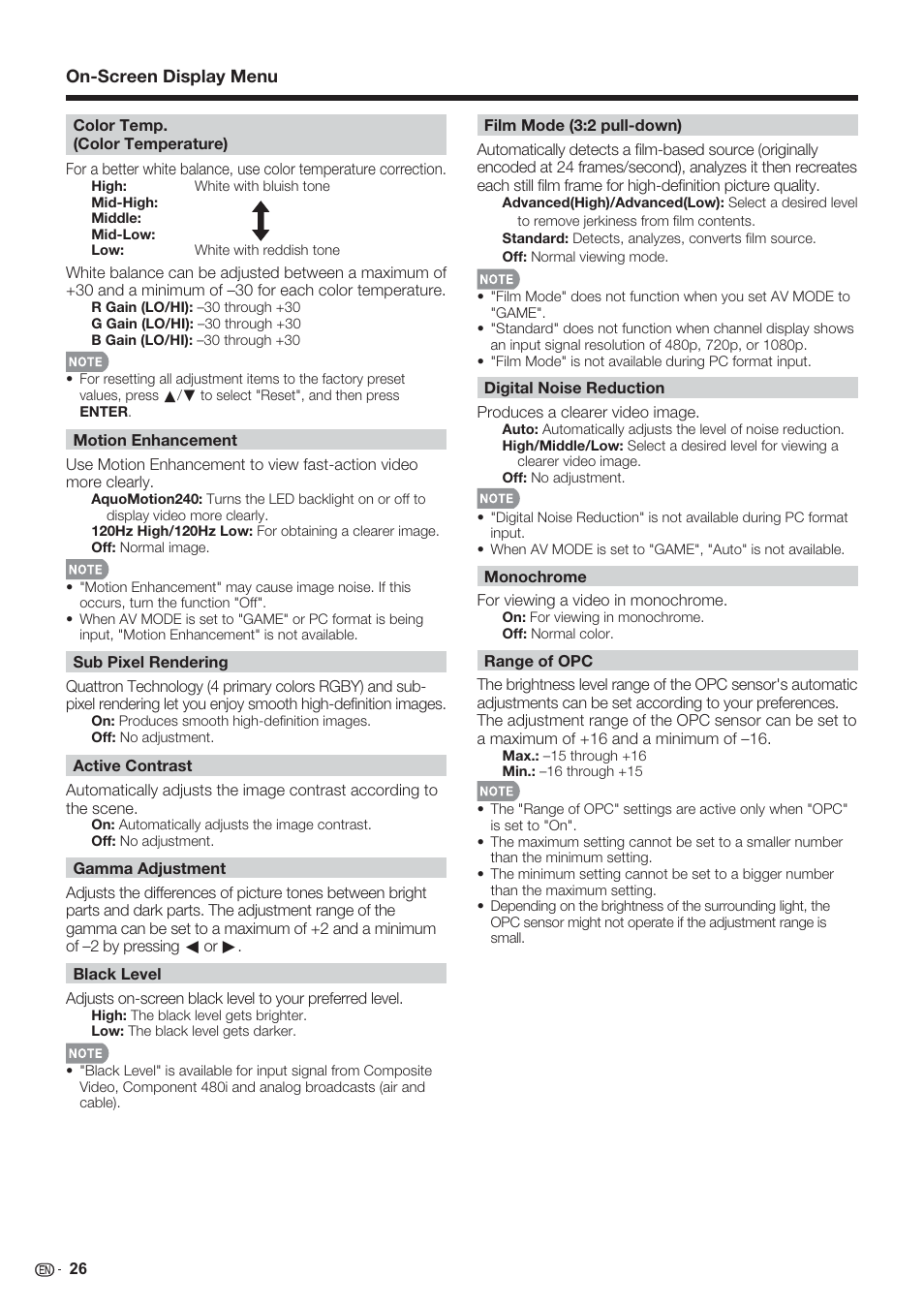 Sharp AQUOS 10P06-MX-NM User Manual | Page 28 / 79