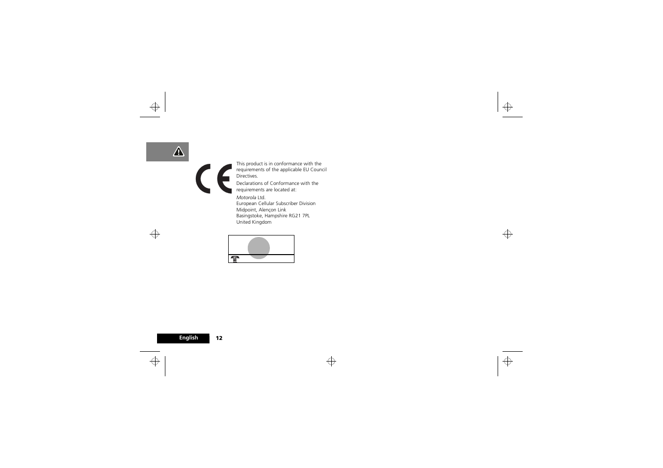 European union directives conformance statement | Motorola M3588 User Manual | Page 14 / 76