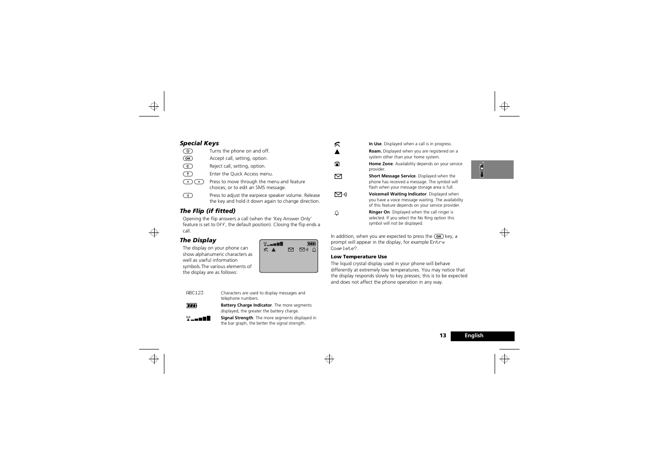 About your phone, battery and sim card | Motorola M3588 User Manual | Page 15 / 76