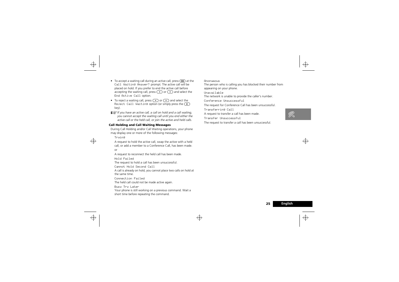Motorola M3588 User Manual | Page 27 / 76