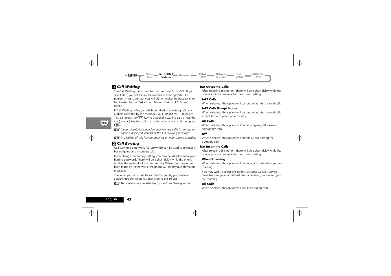 Motorola M3588 User Manual | Page 44 / 76