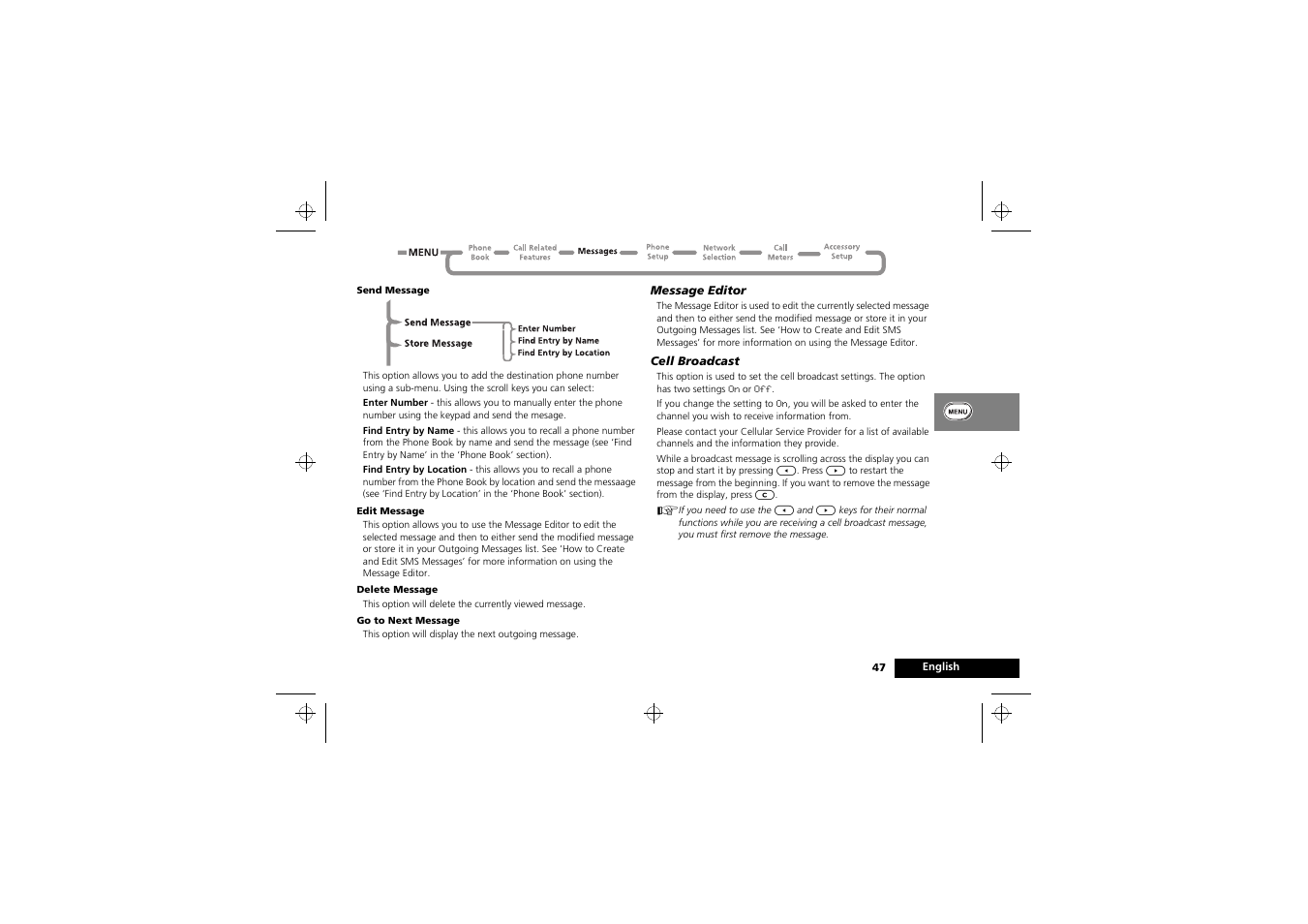 Motorola M3588 User Manual | Page 49 / 76