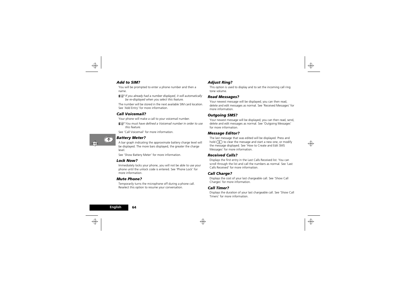 Motorola M3588 User Manual | Page 66 / 76