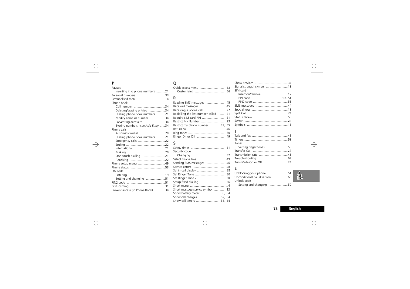 Motorola M3588 User Manual | Page 75 / 76