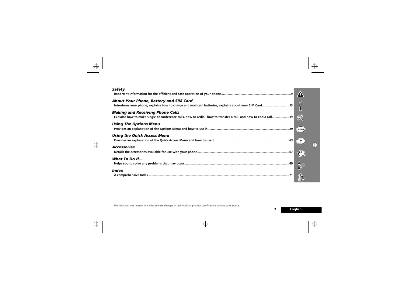 Motorola M3588 User Manual | Page 9 / 76