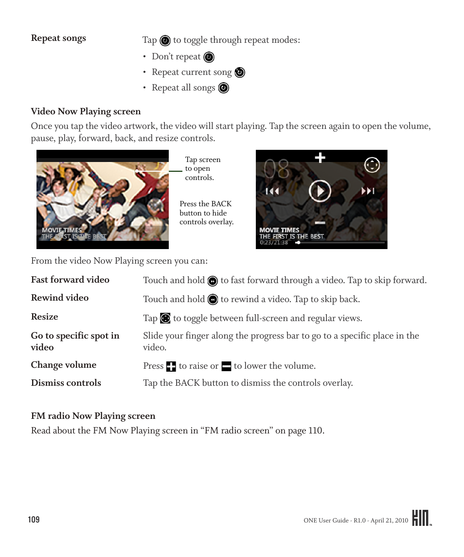 Sharp KIN One OMPB10ZU User Manual | Page 109 / 155