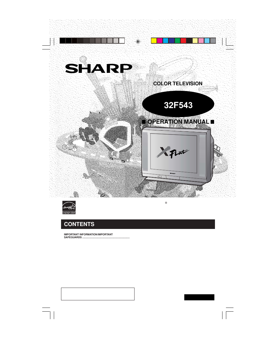 Sharp 32F543 User Manual | 47 pages