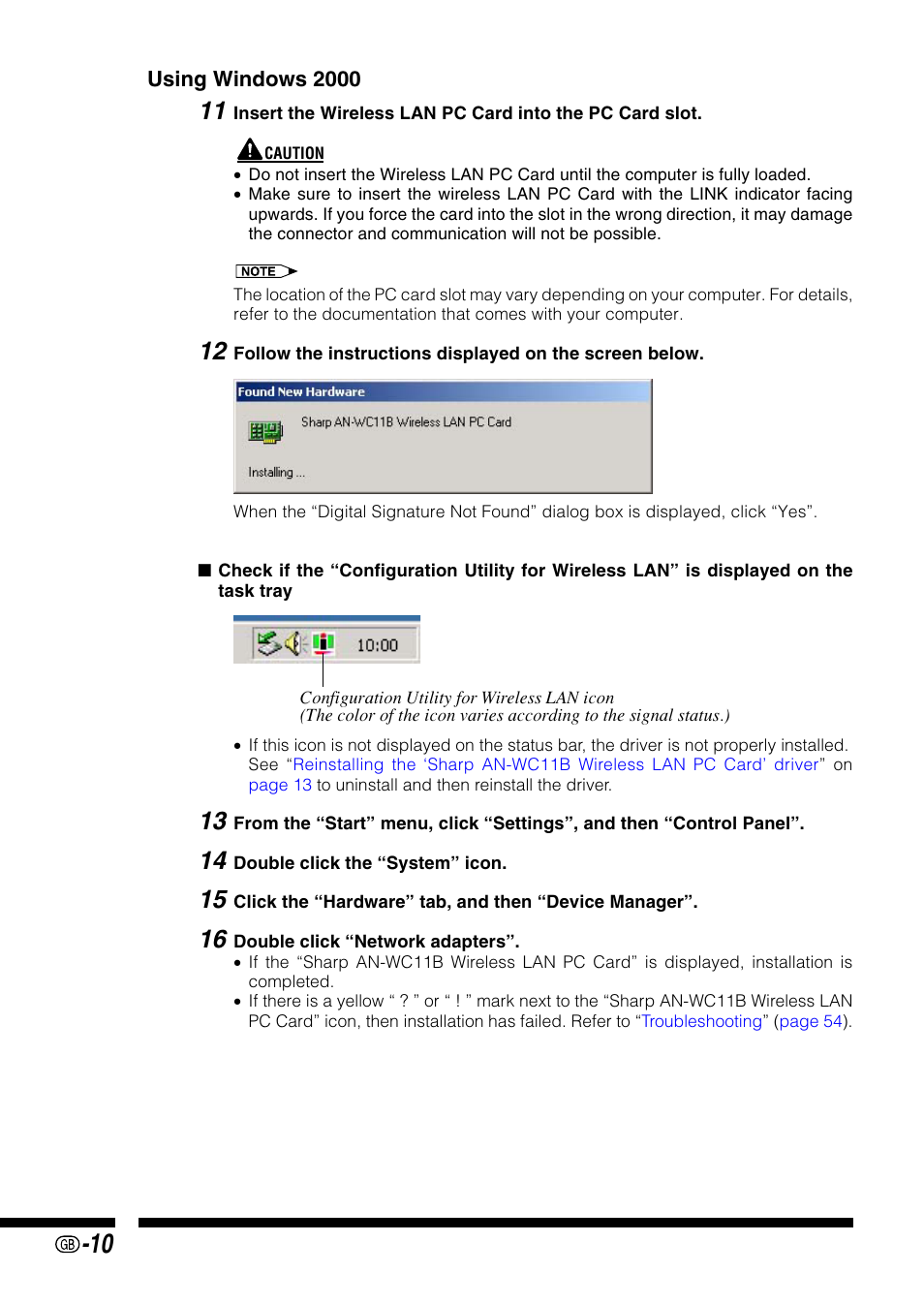 Sharp PG-M25X User Manual | Page 10 / 62