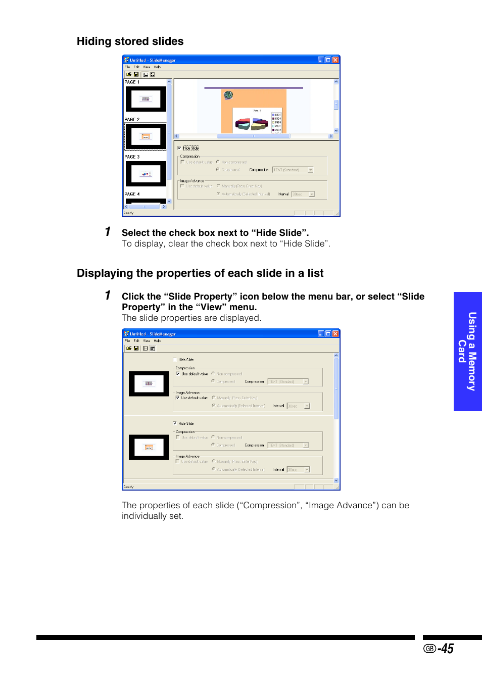 Sharp PG-M25X User Manual | Page 45 / 62