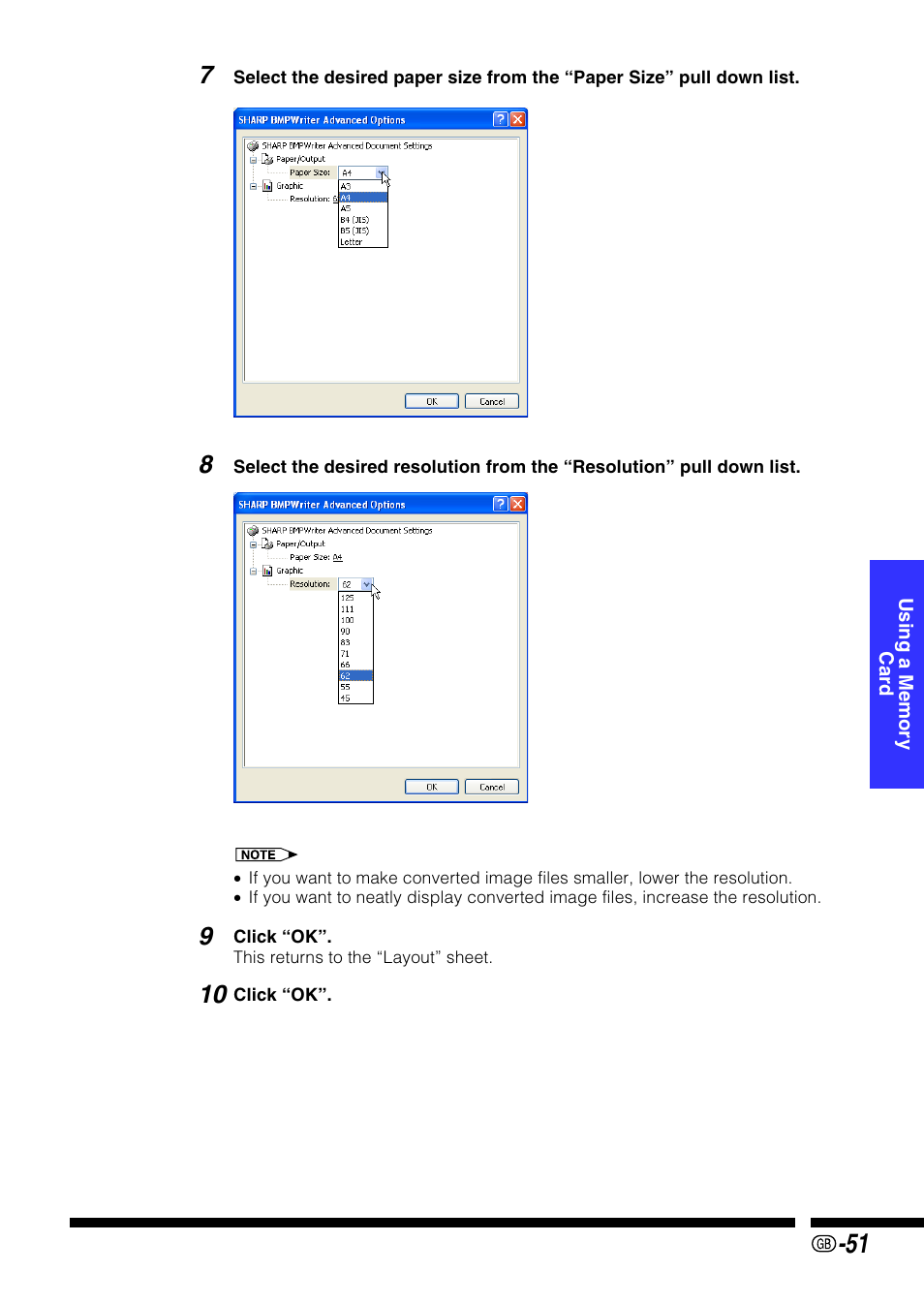 Sharp PG-M25X User Manual | Page 51 / 62