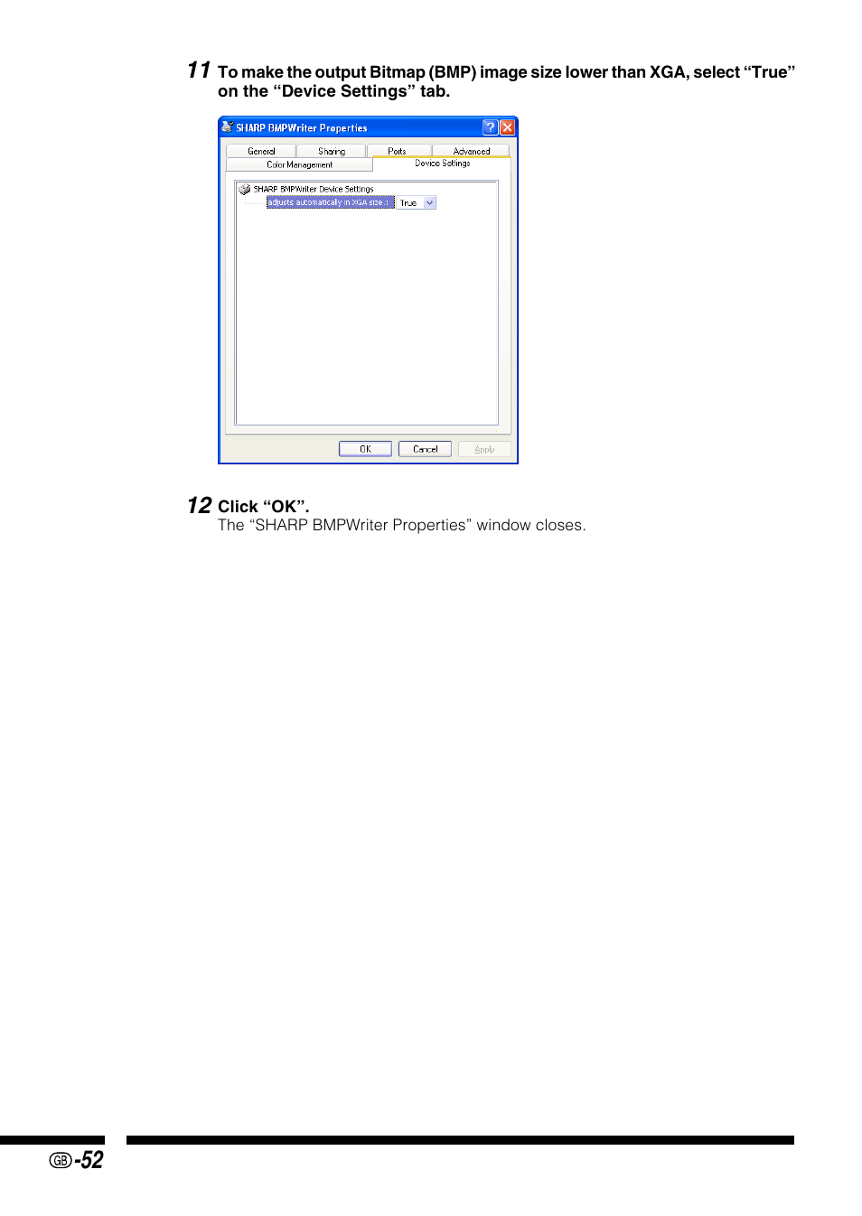 Sharp PG-M25X User Manual | Page 52 / 62