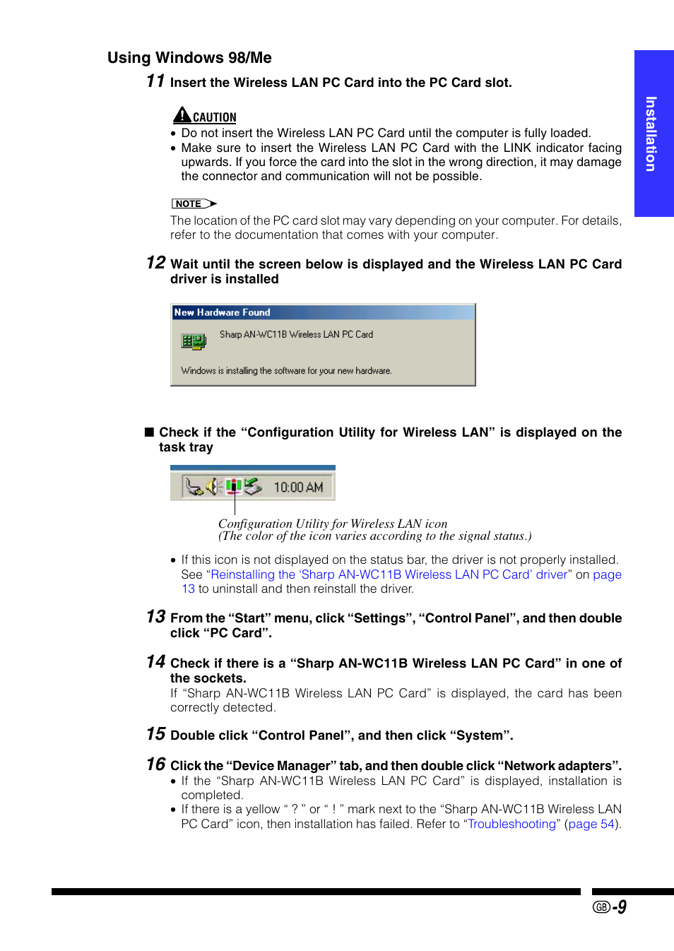 Sharp PG-M25X User Manual | Page 9 / 62