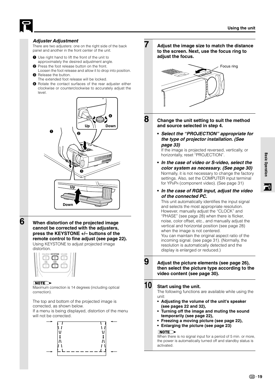 Sharp PG-M10X User Manual | Page 21 / 49