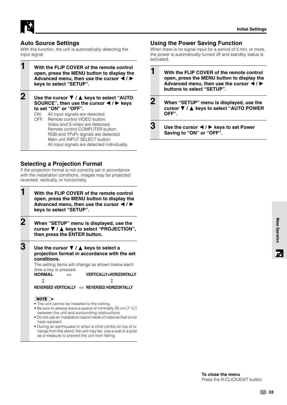 Sharp PG-M10X User Manual | Page 35 / 49