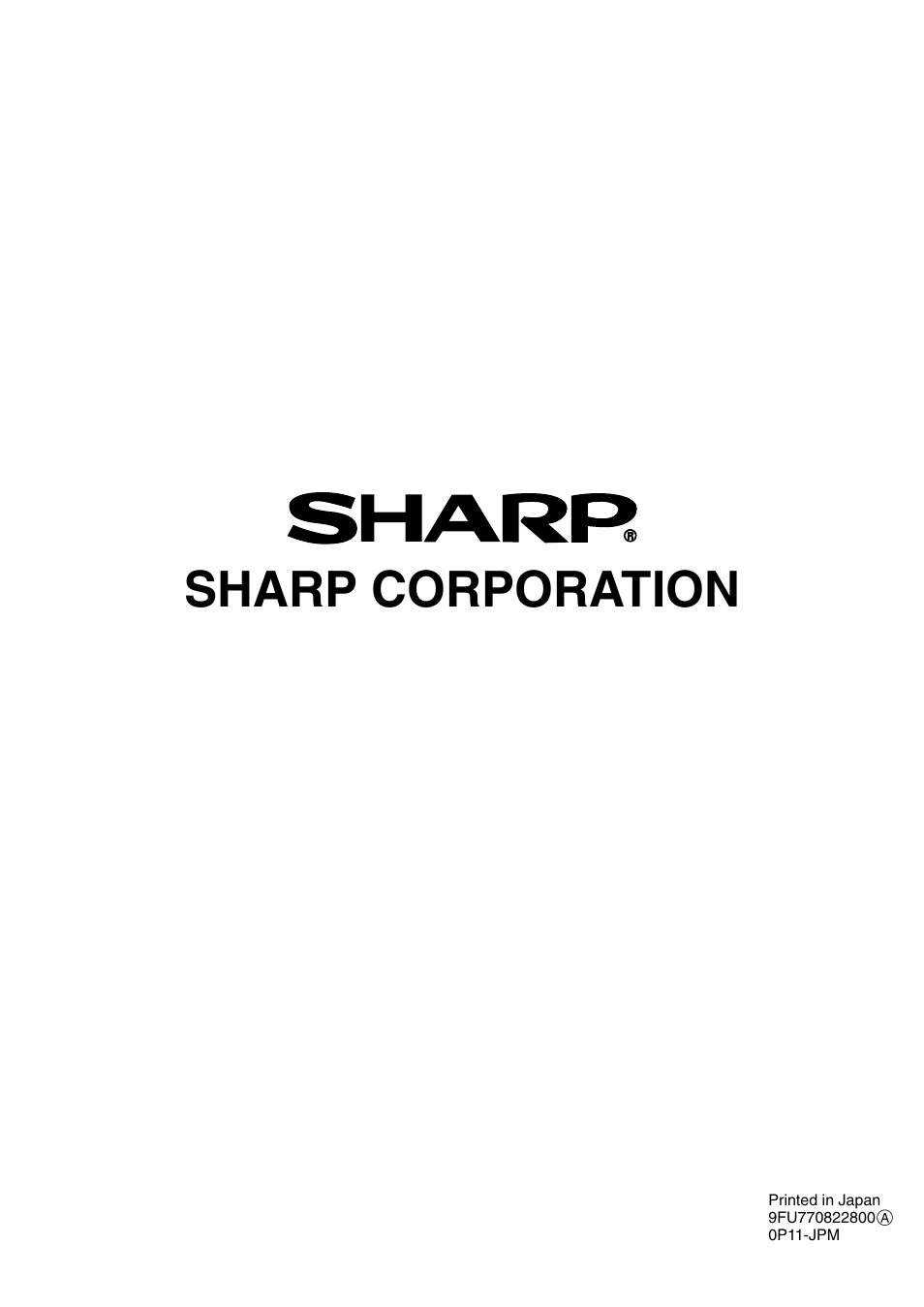 Sharp corporation | Sharp PG-M10X User Manual | Page 49 / 49