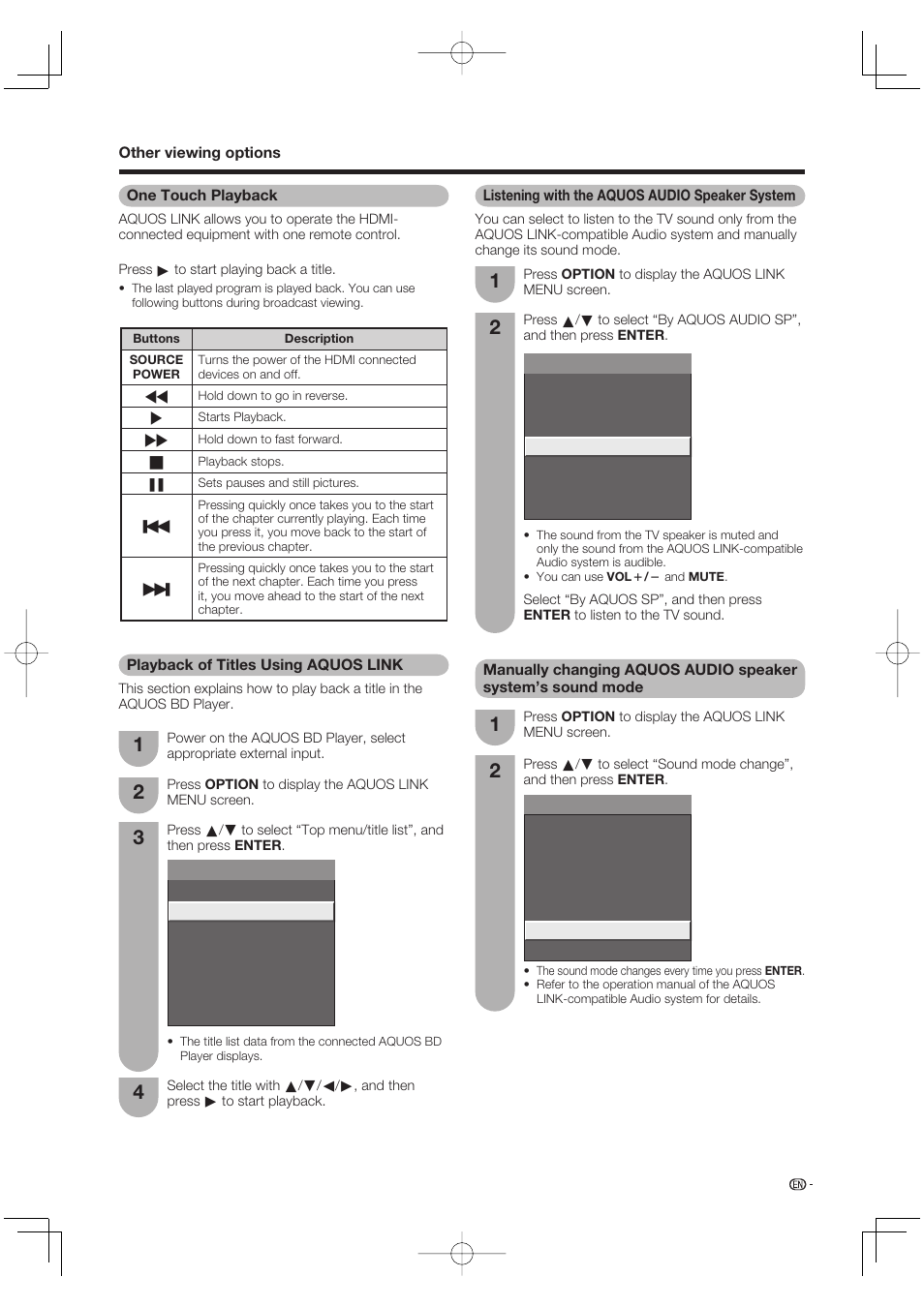Sharp Aquos LC 65D64U User Manual | Page 59 / 70