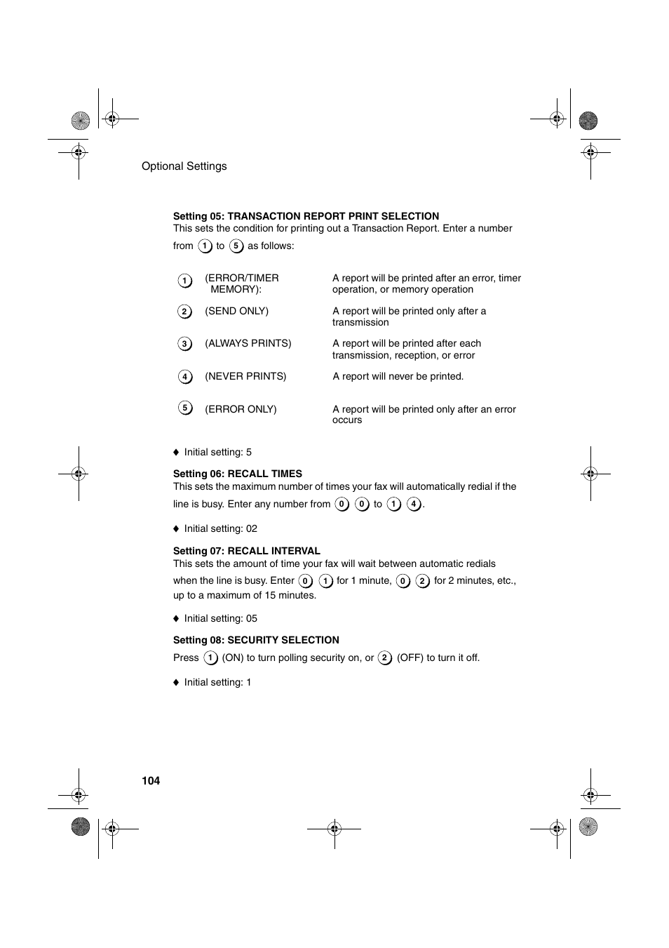 Sharp FO-4400 User Manual | Page 106 / 140