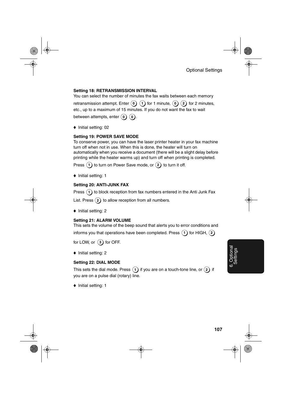 Sharp FO-4400 User Manual | Page 109 / 140