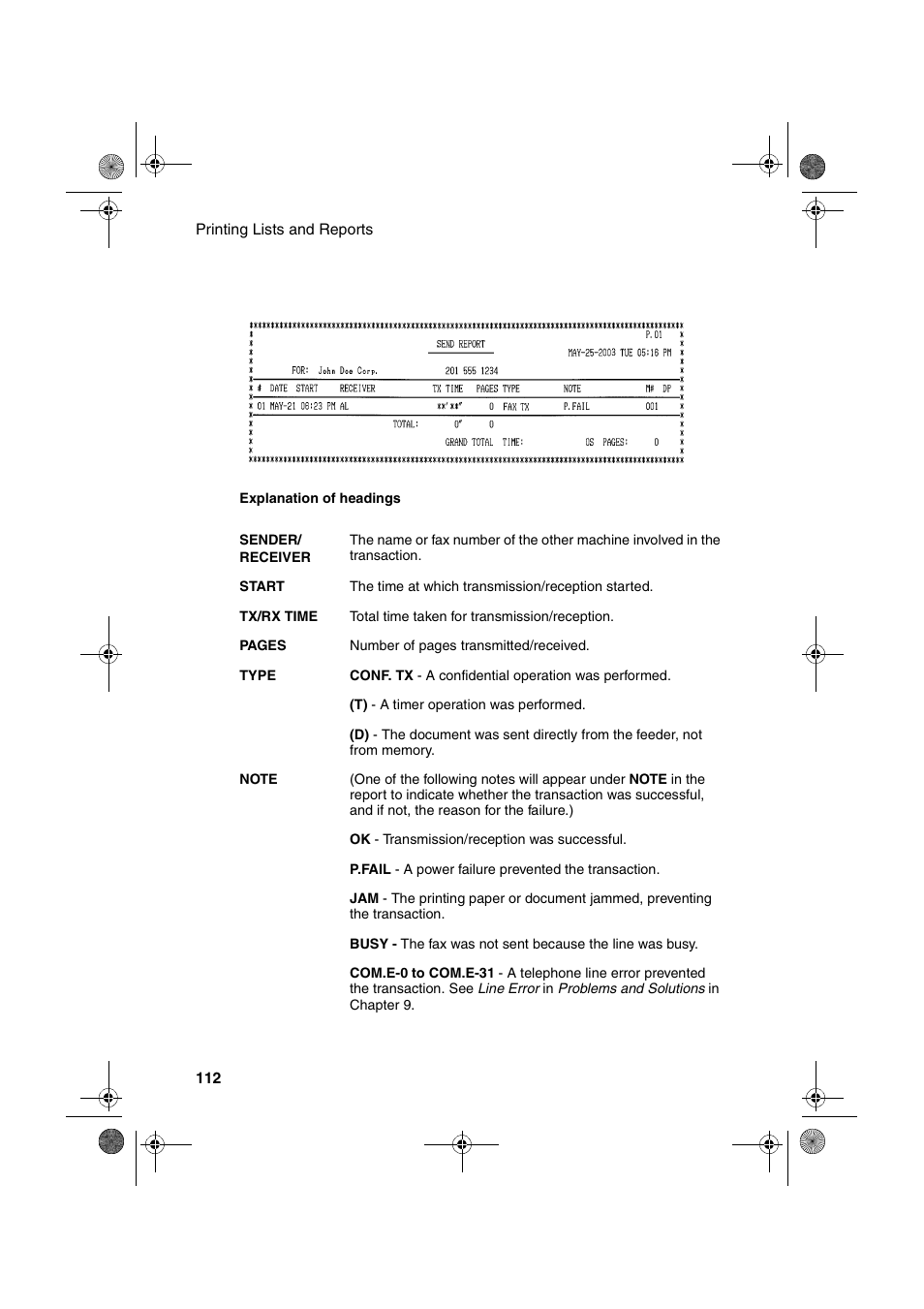 Sharp FO-4400 User Manual | Page 114 / 140