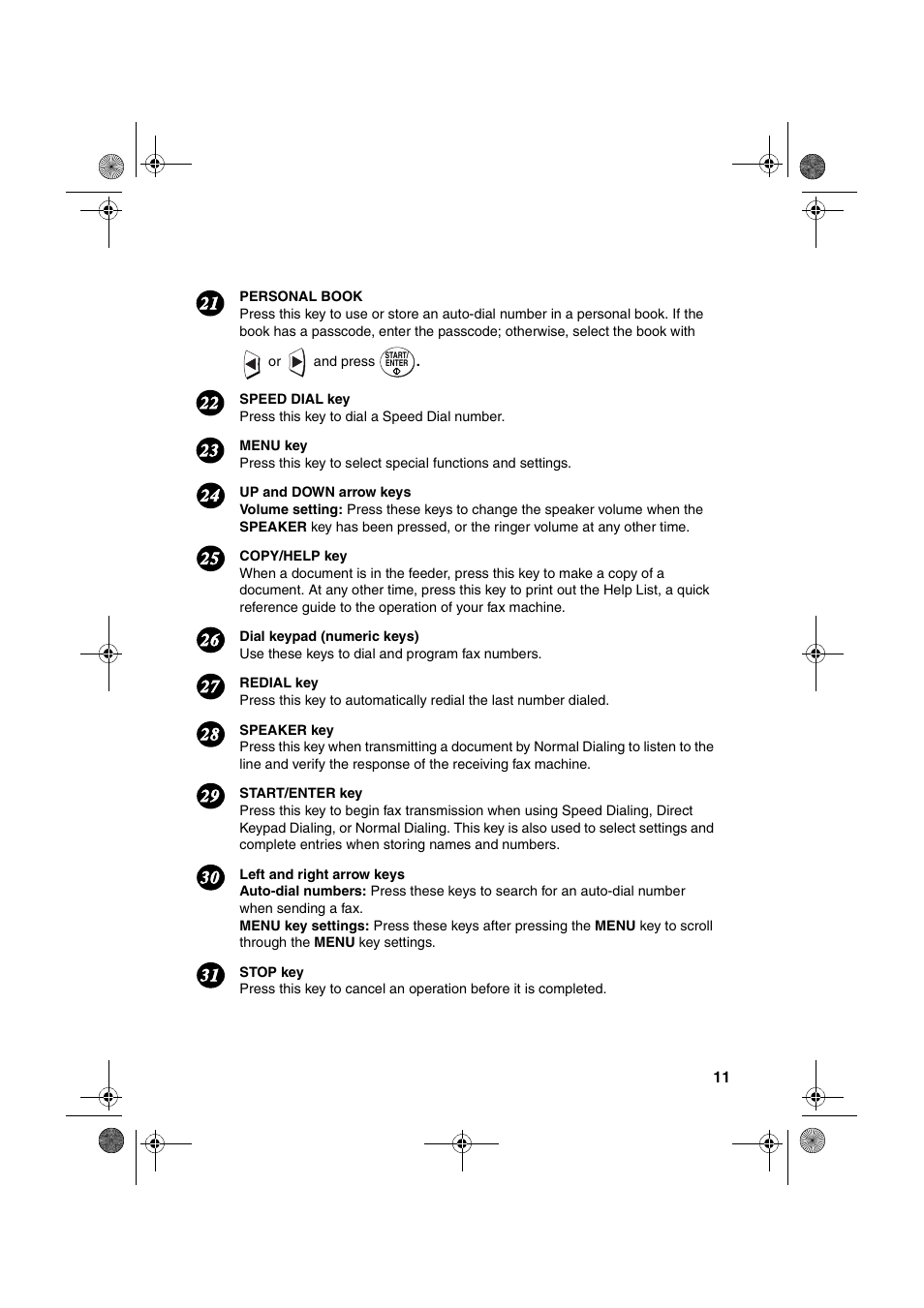 Sharp FO-4400 User Manual | Page 13 / 140