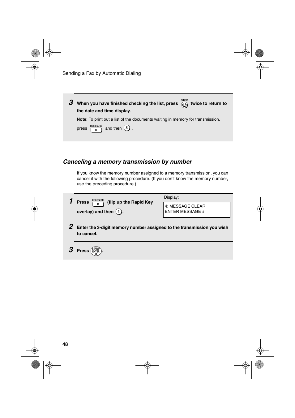 Sharp FO-4400 User Manual | Page 50 / 140