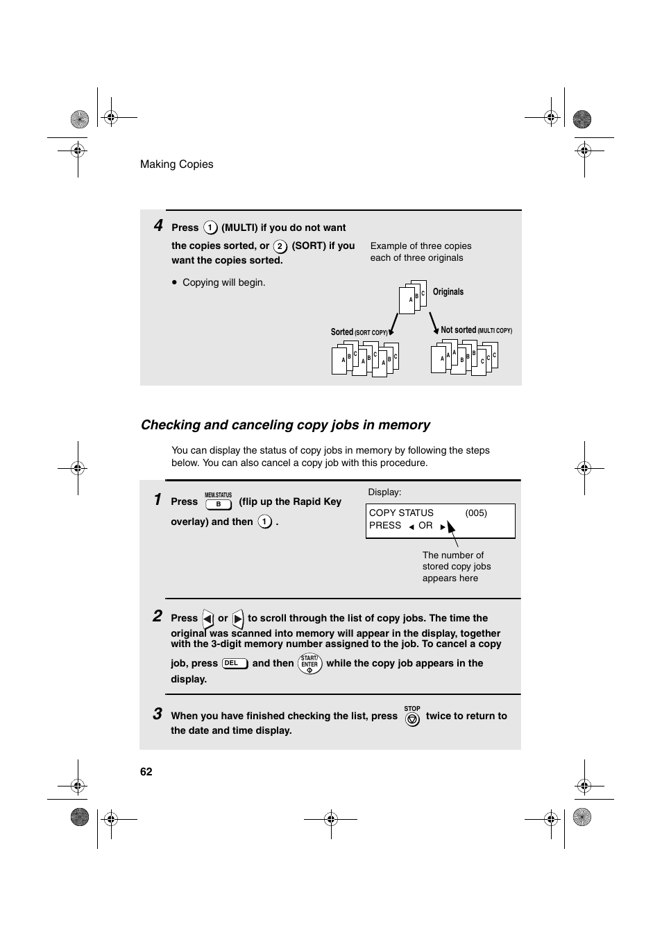 Sharp FO-4400 User Manual | Page 64 / 140