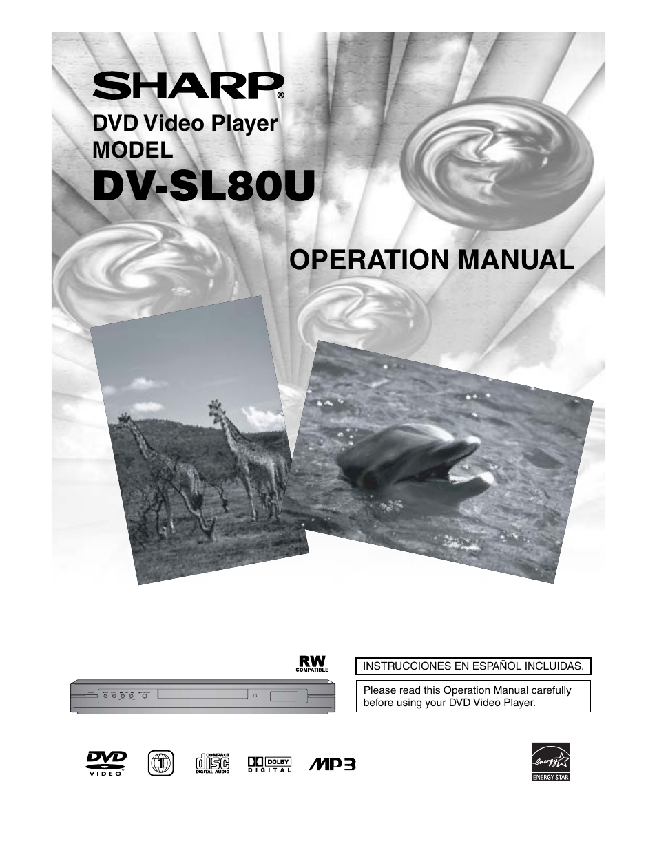 Sharp DV-SL80U User Manual | 24 pages