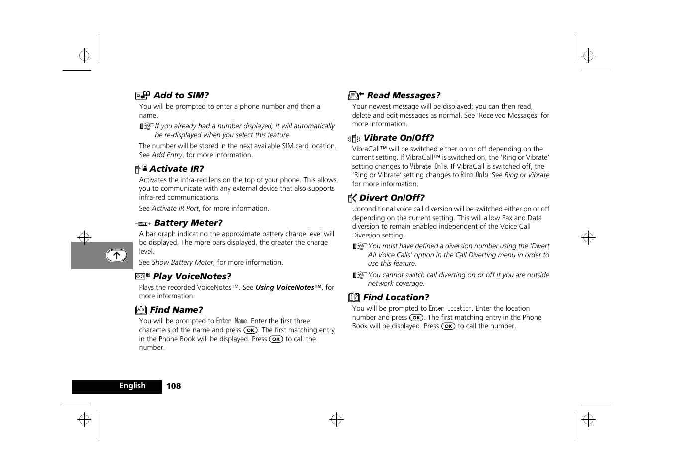 Motorola Timeport 250 User Manual | Page 112 / 128