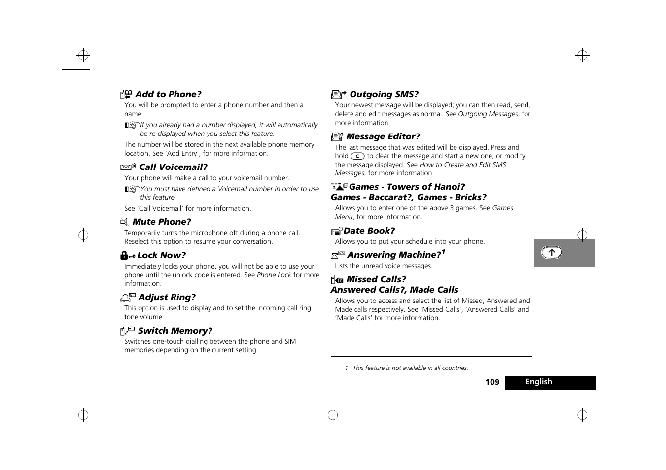 Motorola Timeport 250 User Manual | Page 113 / 128