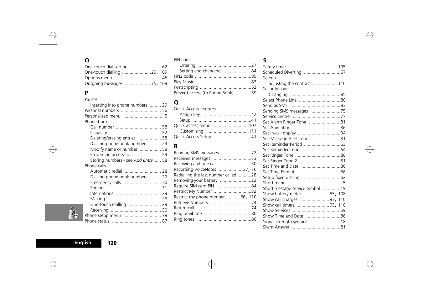 Motorola Timeport 250 User Manual | Page 124 / 128