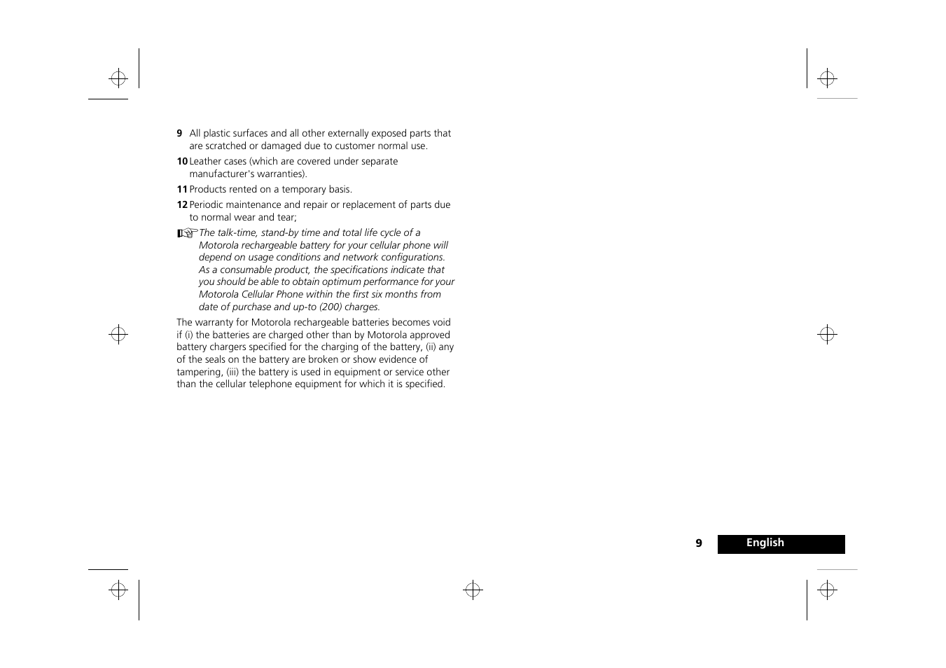 Motorola Timeport 250 User Manual | Page 13 / 128