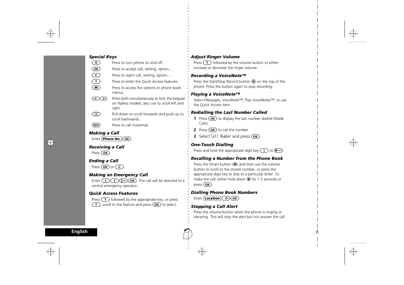 Quick reference | Motorola Timeport 250 User Manual | Page 2 / 128