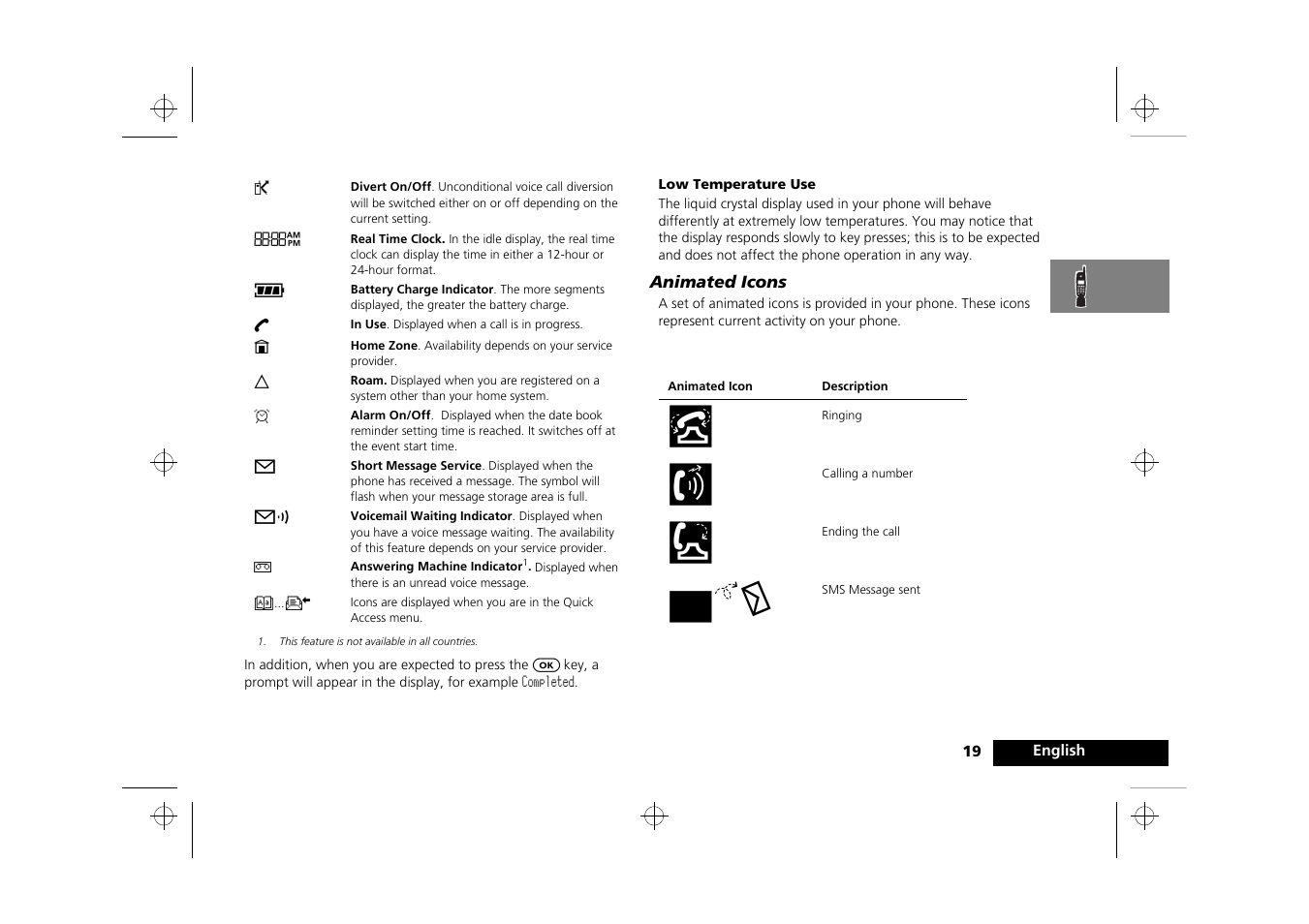 Motorola Timeport 250 User Manual | Page 23 / 128