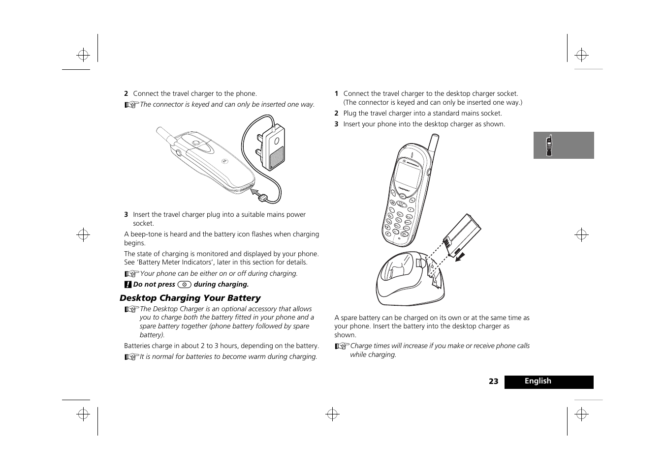Motorola Timeport 250 User Manual | Page 27 / 128