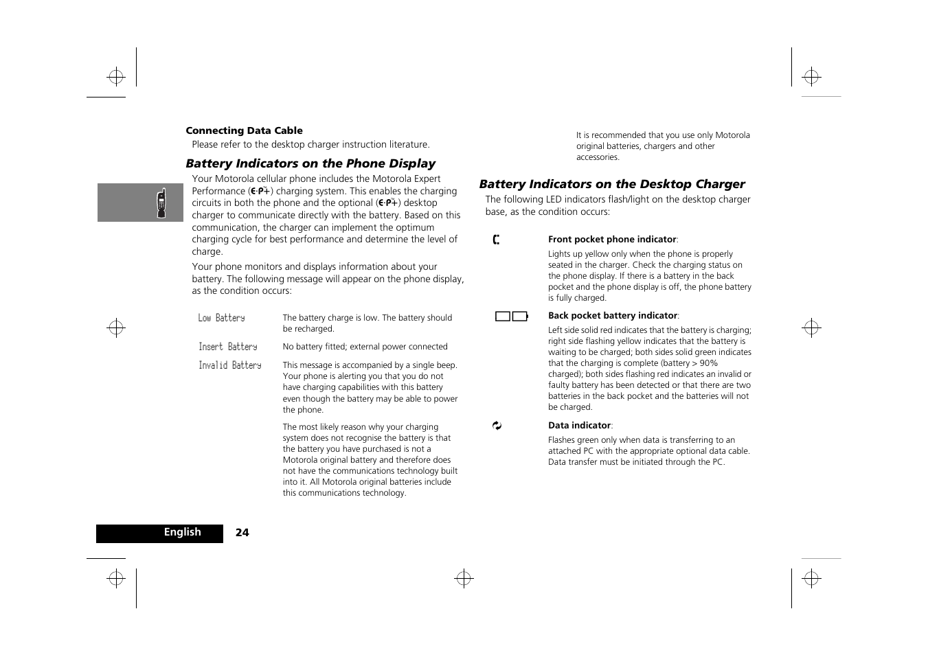 Motorola Timeport 250 User Manual | Page 28 / 128