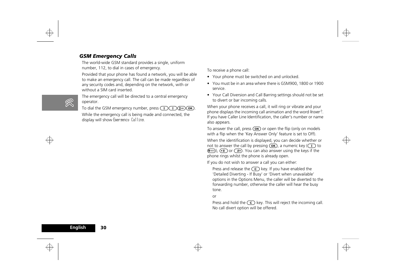 Receiving a phone call | Motorola Timeport 250 User Manual | Page 34 / 128