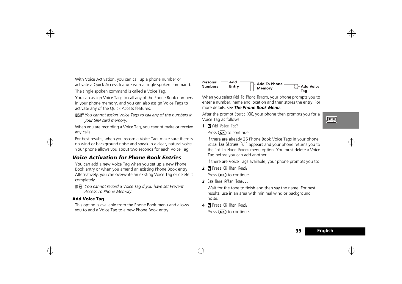 Using voice activation | Motorola Timeport 250 User Manual | Page 43 / 128