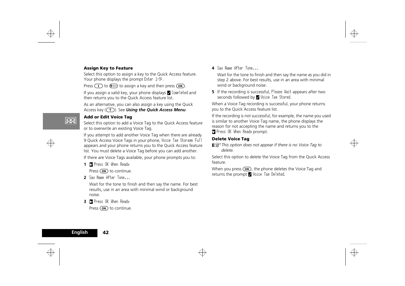 Motorola Timeport 250 User Manual | Page 46 / 128